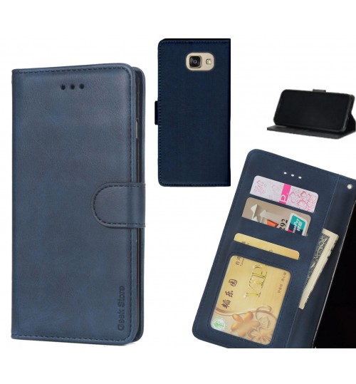 Galaxy A5 2016 Case Executive Leather Wallet Case - Blue