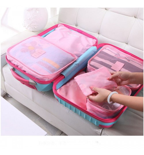 Travel Luggage Organiser Bags 6PCS