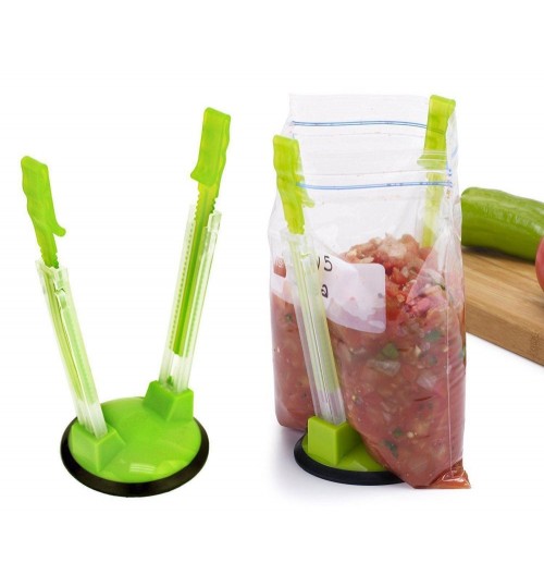 Kitchen Baggy Rack Food Storage Bag Holder