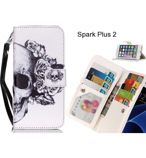 Spark Plus 2 case Multifunction wallet leather case