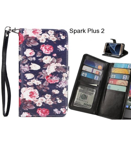 Spark Plus 2 case Multifunction wallet leather case
