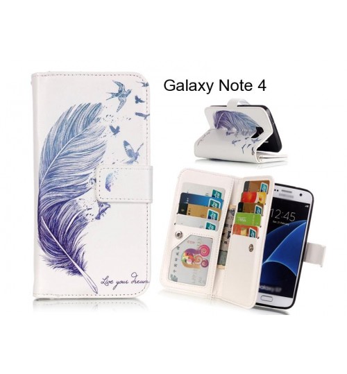 Galaxy Note 4 case Multifunction wallet leather case