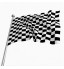 Racing Checkered flag Black and White