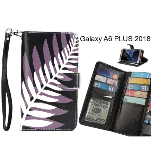 Galaxy A6 PLUS 2018 case Multifunction wallet leather case