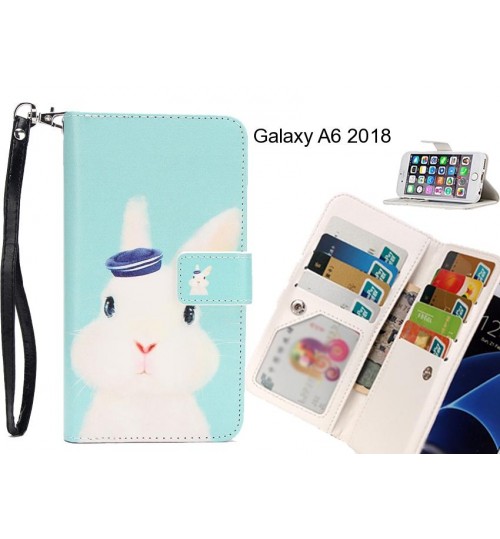 Galaxy A6 2018 case Multifunction wallet leather case