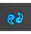 1 Pair Soft Clear Silicone Earplugs Earbuds Cover For Apple iPhone