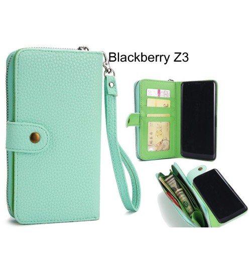 Blackberry Z3 coin wallet case full wallet leather case