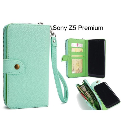 Sony Z5 Premium coin wallet case full wallet leather case