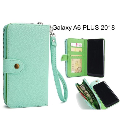 Galaxy A6 PLUS 2018 coin wallet case full wallet leather case