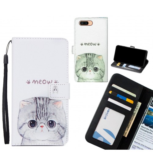 Oppo R11s  case 3 card leather wallet case printed ID