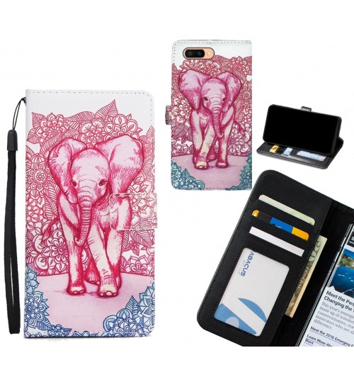 Oppo R11s  case 3 card leather wallet case printed ID