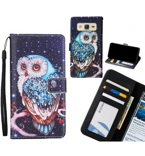 Galaxy J2  case 3 card leather wallet case printed ID