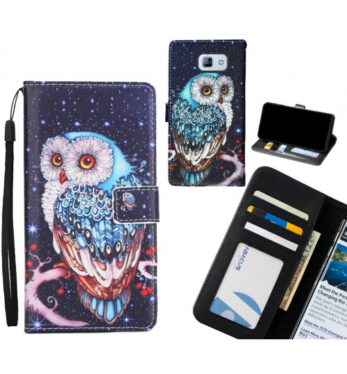 GALAXY A8 2016  case 3 card leather wallet case printed ID