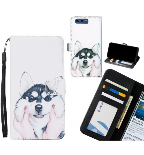 HUAWEI P10  case 3 card leather wallet case printed ID
