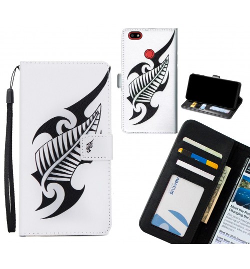 SPARK PLUS  case 3 card leather wallet case printed ID