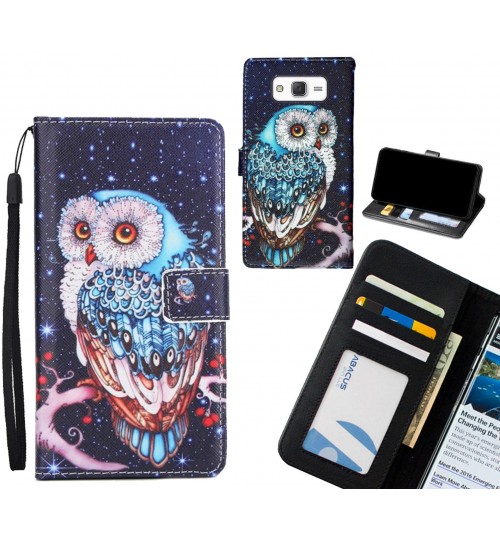 Galaxy J5  case 3 card leather wallet case printed ID