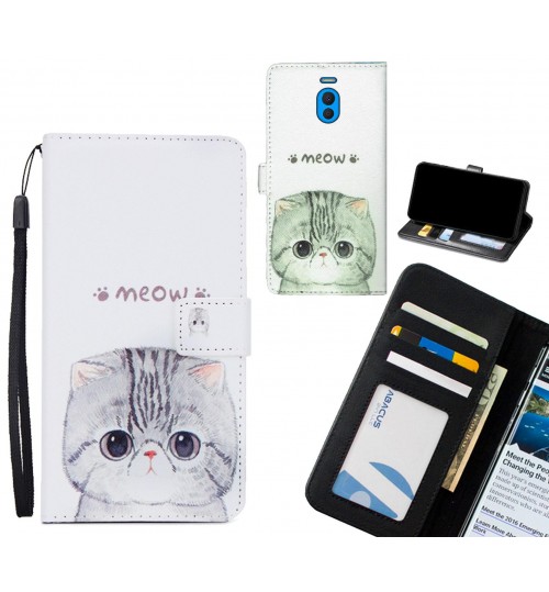 Meizu M6 Note  case 3 card leather wallet case printed ID
