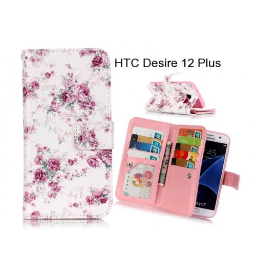 HTC Desire 12 Plus case Multifunction wallet leather case