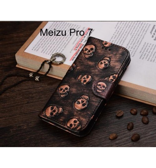 Meizu Pro 7  case Leather Wallet Case Cover