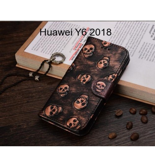 Huawei Y6 2018  case Leather Wallet Case Cover