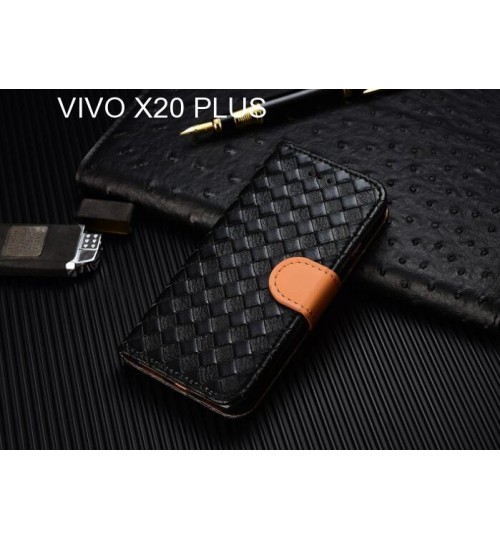 VIVO X20 PLUS case Leather Wallet Case Cover