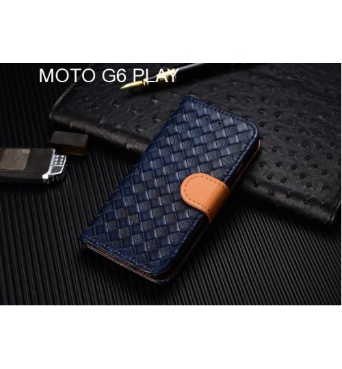 MOTO G6 PLAY case Leather Wallet Case Cover