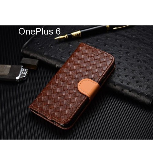 OnePlus 6 case Leather Wallet Case Cover