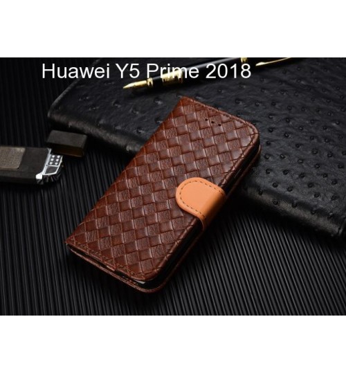 Huawei Y5 Prime 2018 case Leather Wallet Case Cover