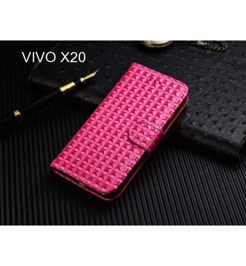 VIVO X20 Case Leather Wallet Case Cover