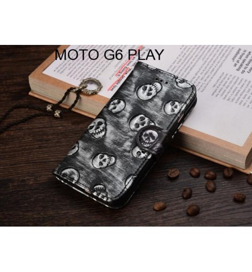 MOTO G6 PLAY  case Leather Wallet Case Cover