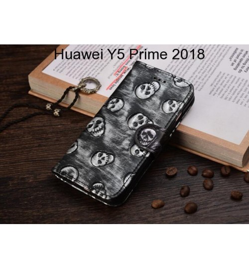 Huawei Y5 Prime 2018  case Leather Wallet Case Cover