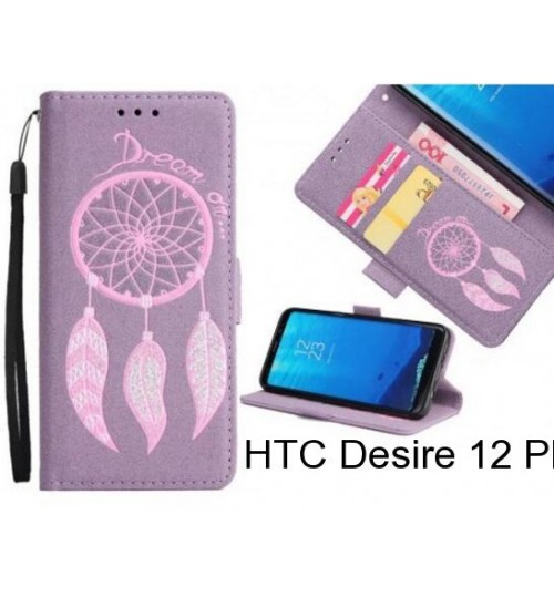 HTC Desire 12 Plus  case Dream Cather Leather Wallet cover case