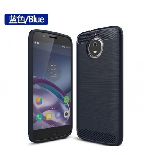 Moto G5S case impact proof rugged case with carbon fiber