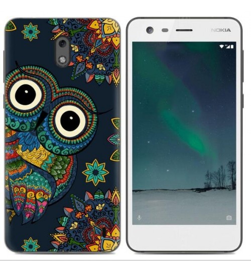 Nokia 2 case Ultra Slim Soft Gel TPU printed case soft cover