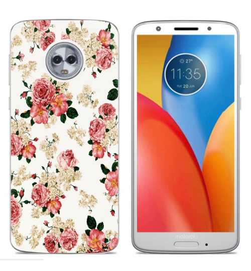 Moto G6 Plus case Ultra Slim Soft Gel TPU printed case soft cover