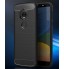MOTO E5 case impact proof rugged case with carbon fiber