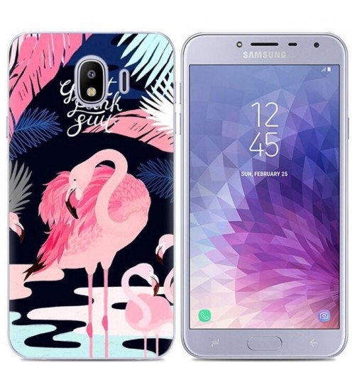 Galaxy J4 Case Printed Soft Gel TPU Case