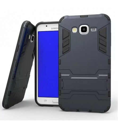 Galaxy J5 Case Heavy Duty Hybrid Kickstand Case