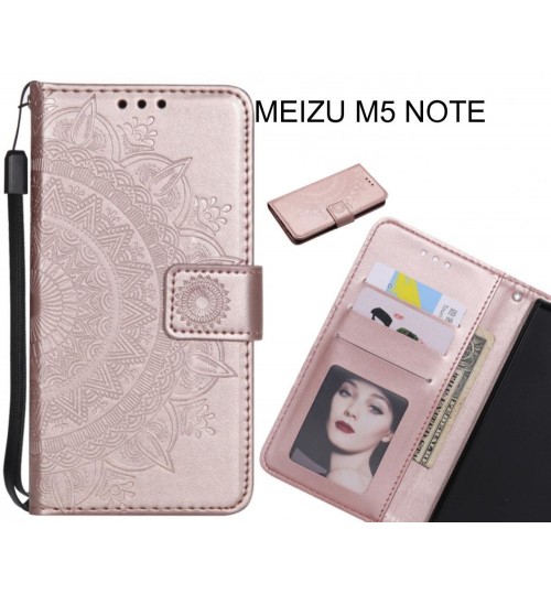 MEIZU M5 NOTE Case mandala embossed leather wallet case