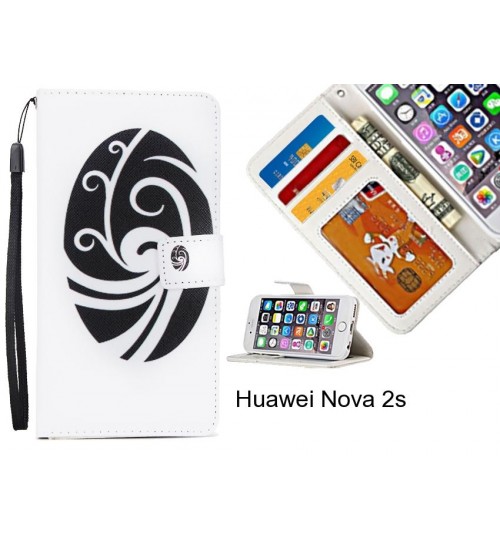 Huawei Nova 2s case 3 card leather wallet case printed ID