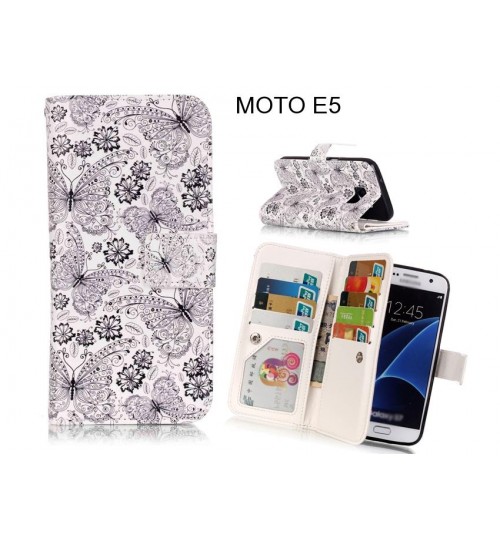 MOTO E5 case Multifunction wallet leather case