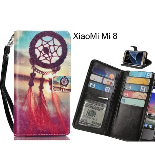 XiaoMi Mi 8 case Multifunction wallet leather case