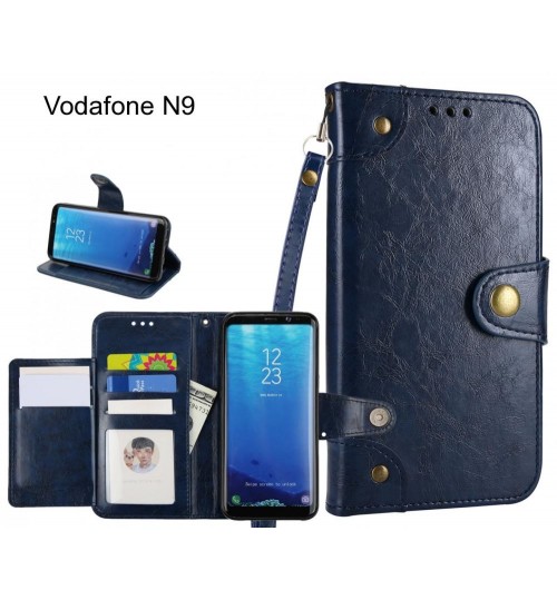 Vodafone N9  case executive multi card wallet leather case