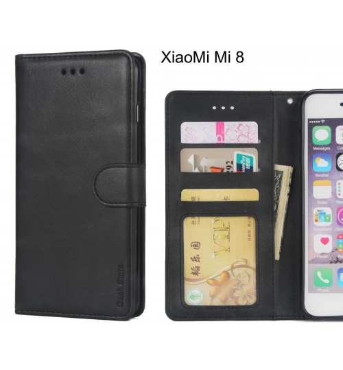 XiaoMi Mi 8 case executive leather wallet case