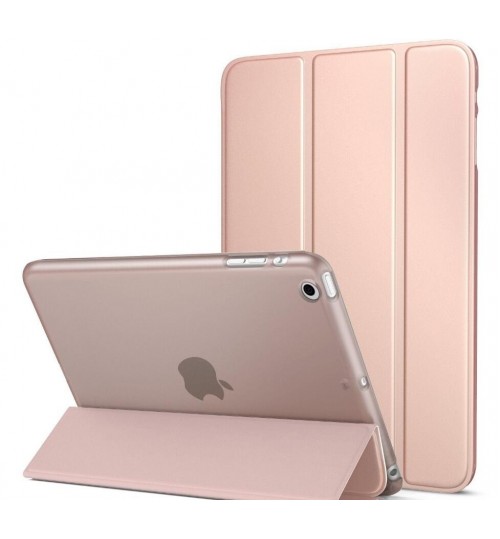Ipad 1 2 3 4 Ultra Slim smart cover Case Translucent Frosted Back