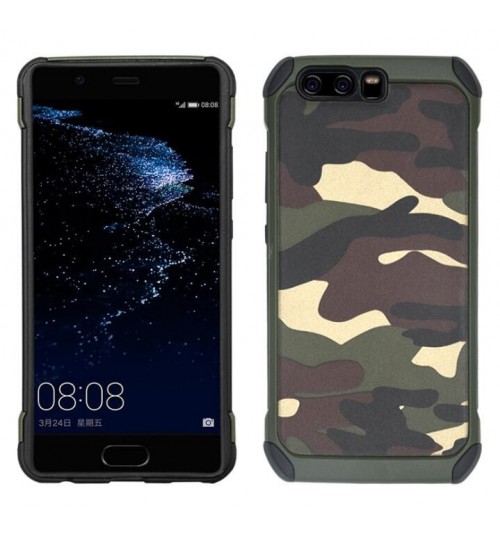 Huawei P10 Plus impact proof heavy duty camouflage case