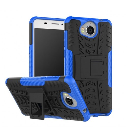 Huawei Y5 2017 Case Heavy Duty Hybrid Kickstand+Combo