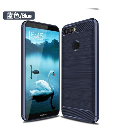 Huawei Nova 2 Lite  case impact proof rugged case with carbon fiber