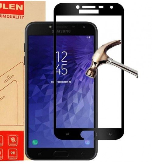 Galaxy J4 Fully Covered 3D Tempered Glass Screen Protector