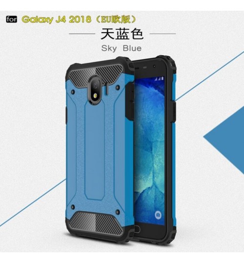 Galaxy J4 2018 Case Armor  Rugged Holster Case